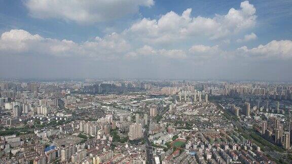 航拍江苏无锡城市大景