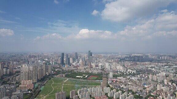 航拍江苏无锡城市大景