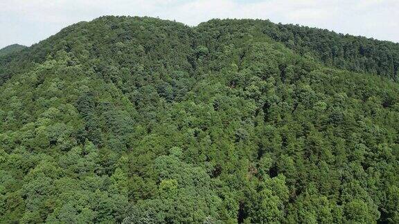 航拍湖南常德夹山国家森林公园4A景区