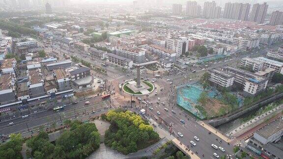 河南洛阳城市风光航拍