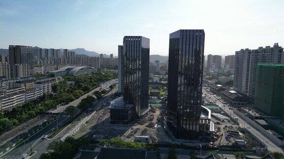 浙江台州城市建设航拍