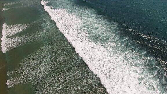 蓝色的海水 海潮 潮水