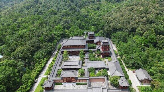 湖北襄阳岘首山文化旅游景区航拍