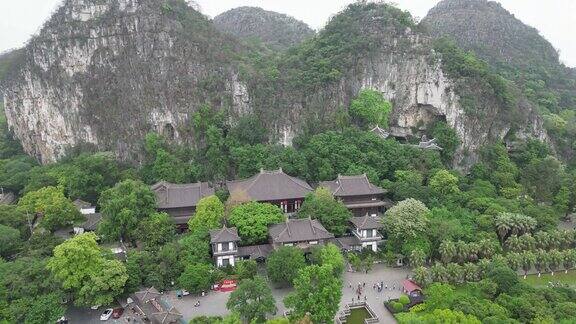 航拍桂林七星景区4A景区