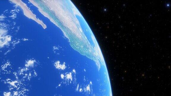 从太空看美丽的地球