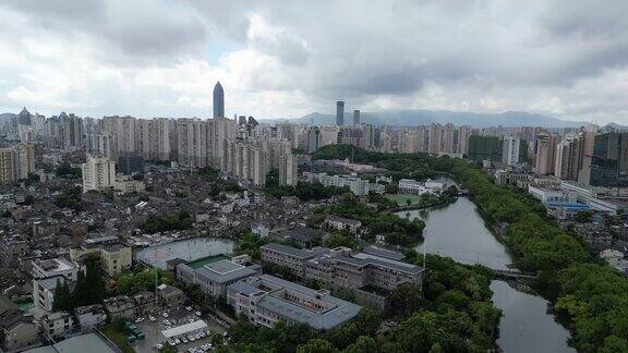 浙江温州鹿城区航拍