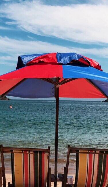 度假村遮阳伞太阳伞 椅子 