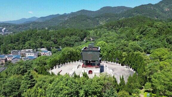 湖南衡阳万寿广场万寿大鼎福寿寺航拍