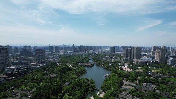 浙江宁波天一阁博物馆5A景区月湖公园航