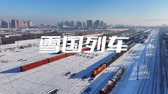 火车 雪国列车 哈尔滨南站 轨道交通工具