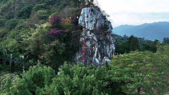 航拍广东肇庆星湖风景区和肇庆古城墙