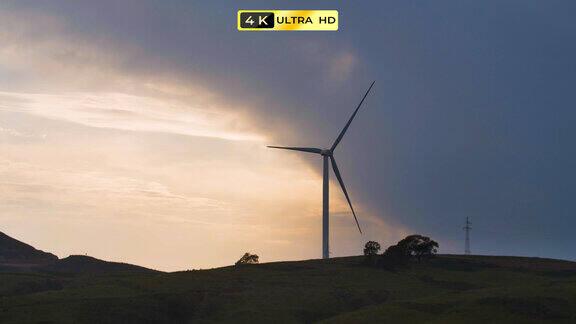 风力发电绿色能源 新能源航拍