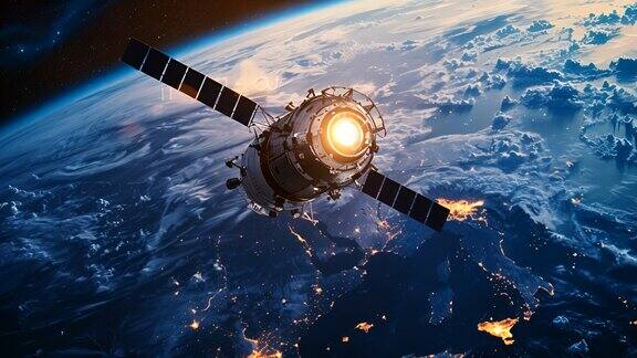卫星地球卫星发射环球卫星通讯卫星