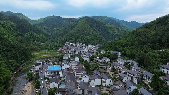 浙江杭州临安区龙门秘境 山间村落石门村 